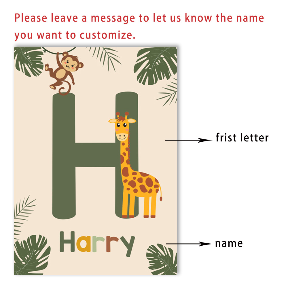 Nordic Jungle Animal Posters C - Baby Nursery Animal Pictures avaliação e preço