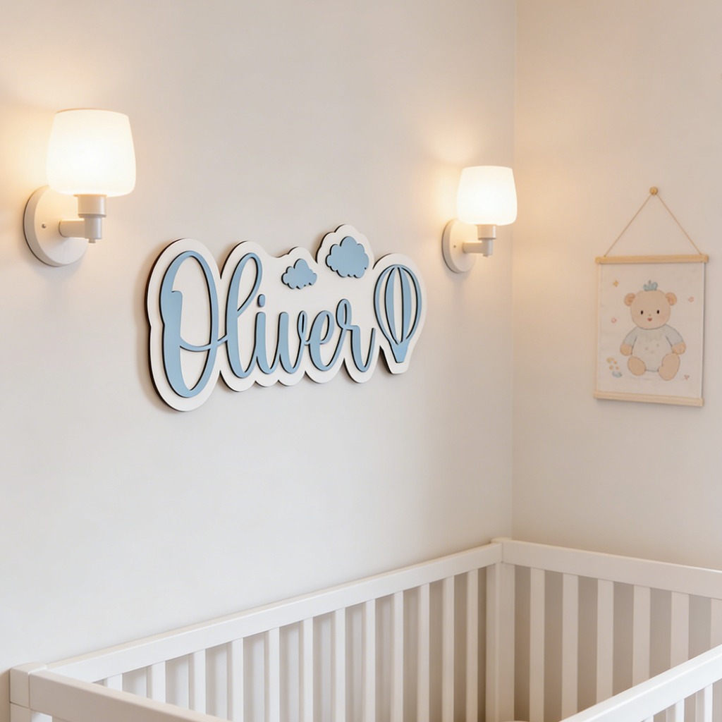 Personalized Custom Wooden Nam - Baby Nursery Decor Girl avaliação e preço