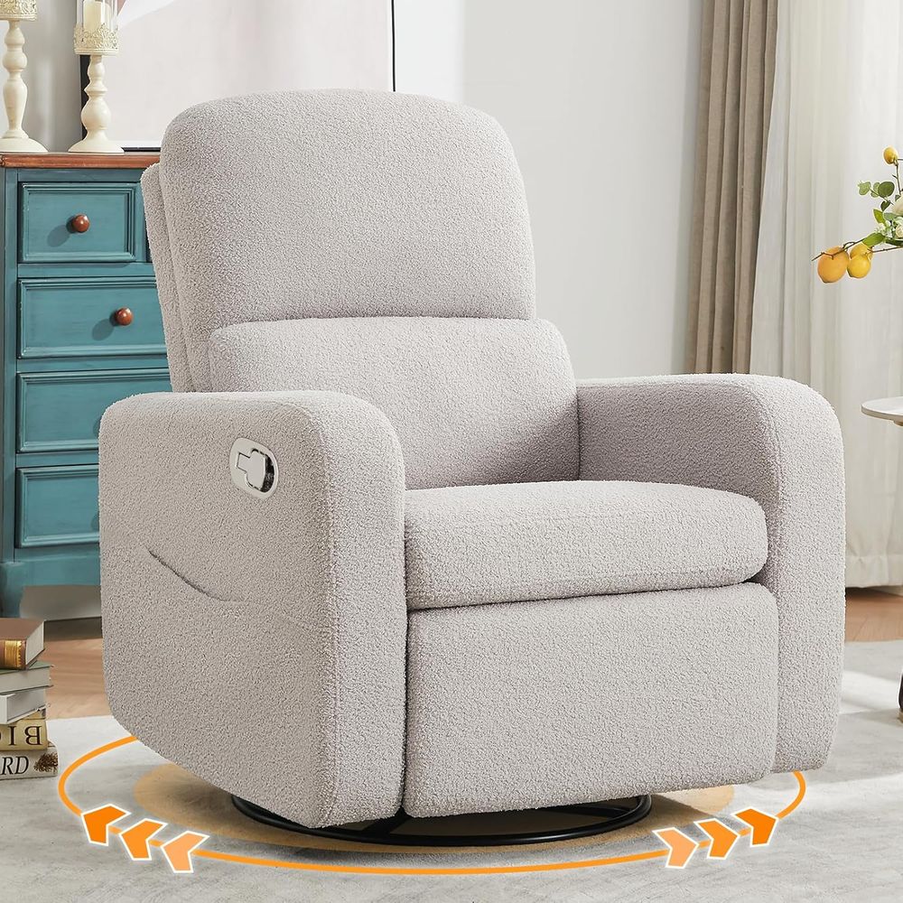 Oversized Manual Nursery Glide - Rocking Chair Nursery avaliação e preço