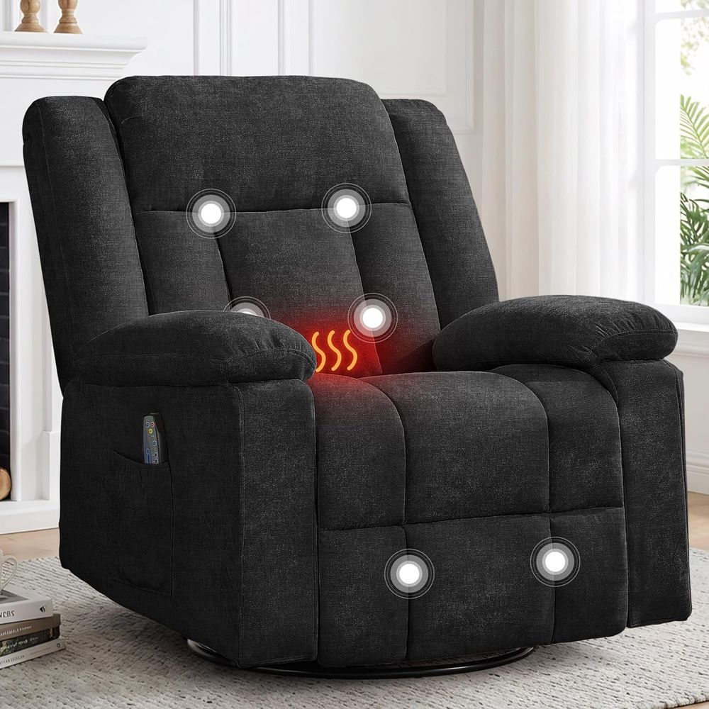 Luxury 360° Swivel Rocker Recl - Rocking Chair Nursery avaliação e preço