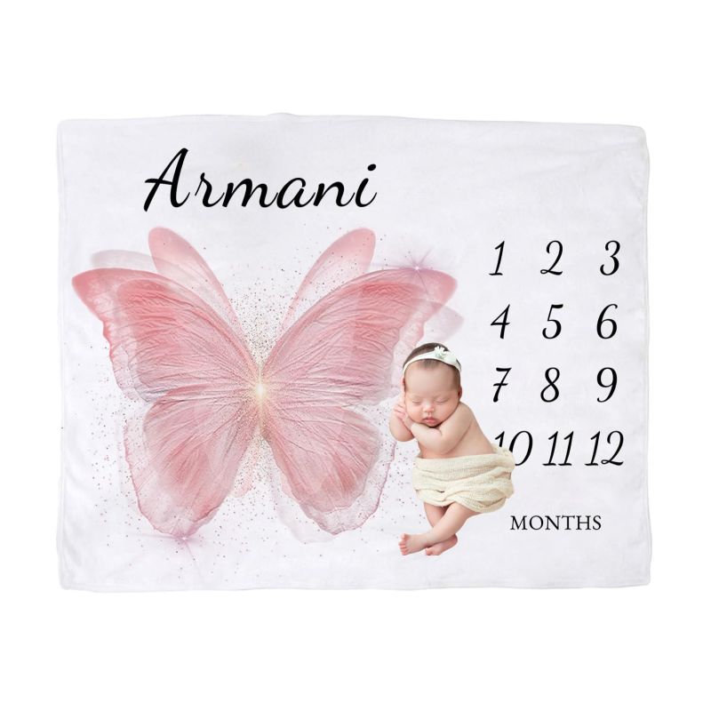 VIKAMA Pink Butterfly Baby Mil - Baby Nursery Decor Girl avaliação e preço
