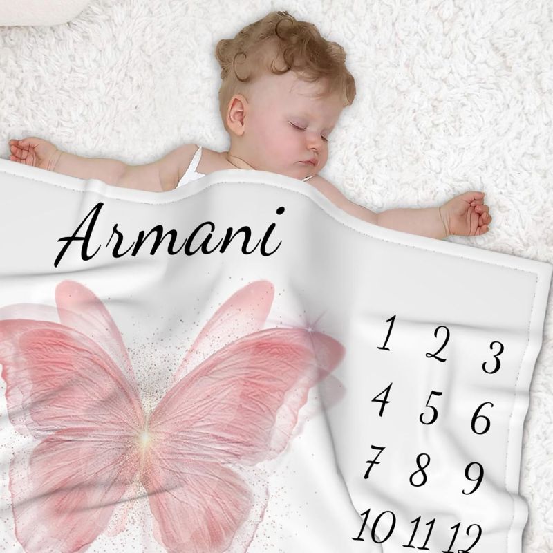 VIKAMA Pink Butterfly Baby Mil - Baby Nursery Decor Girl avaliação e preço