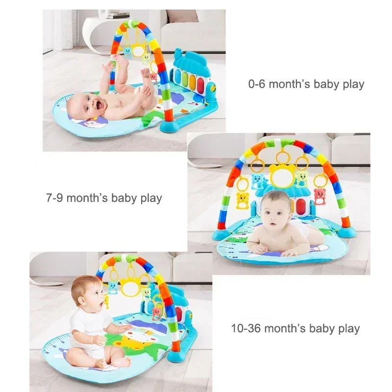 Baby Activity Gym Rack Musical - Baby Nursery Shelf avaliação e preço