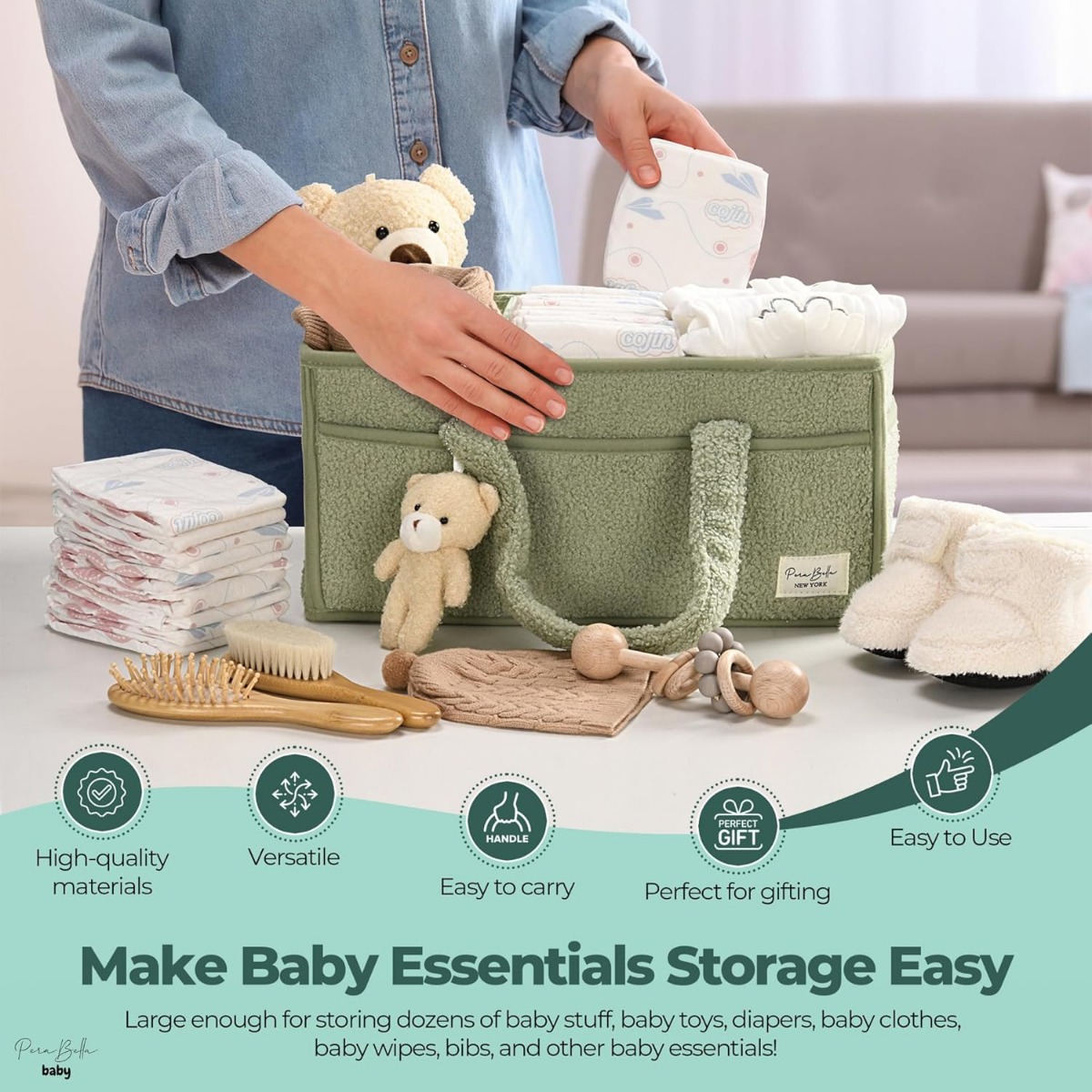 Baby Diaper Caddy Organizer, N - Baby Nursery Backpack avaliação e preço