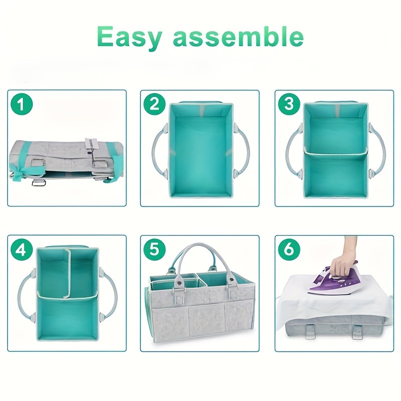 Baby Diaper Caddy Organizer fo - Baby Bag Nursery avaliação e preço