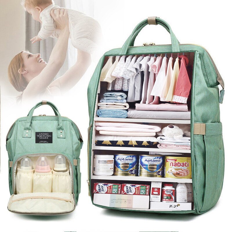 Diaper Bag Mummy Backpack Larg - Baby Bag Nursery avaliação e preço