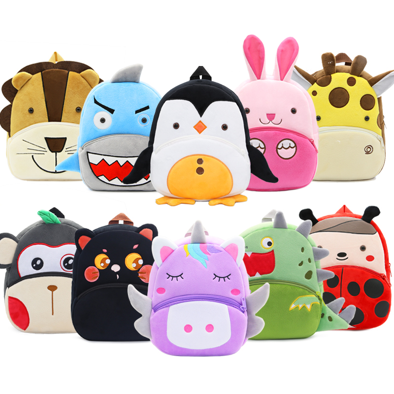 Cute Animals Cartoon Plush Chi - Baby Nursery Backpack avaliação e preço