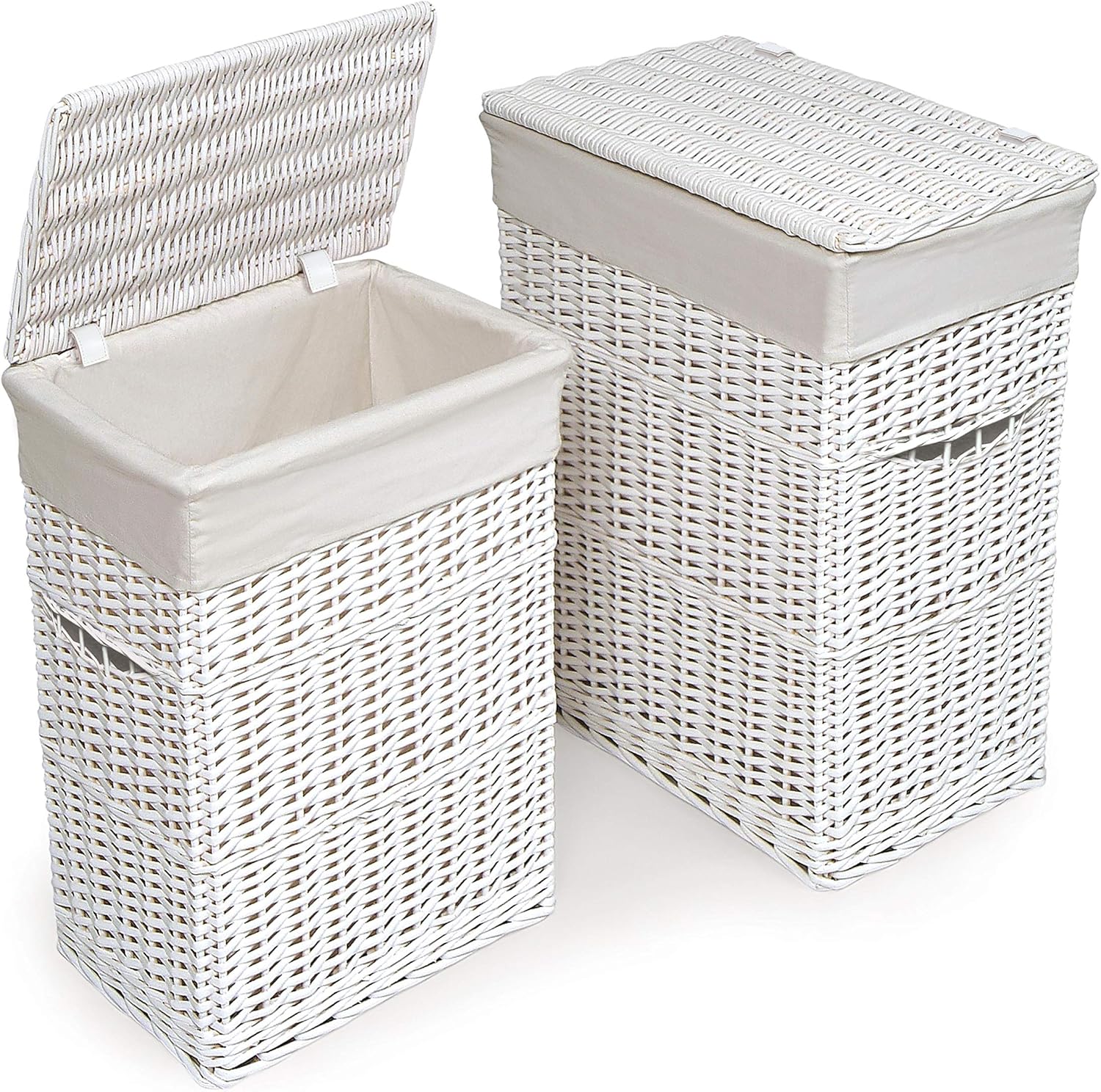 Wicker Nursery Laundry Hampers - Baby Nursery Hamper With Lid avaliação e preço
