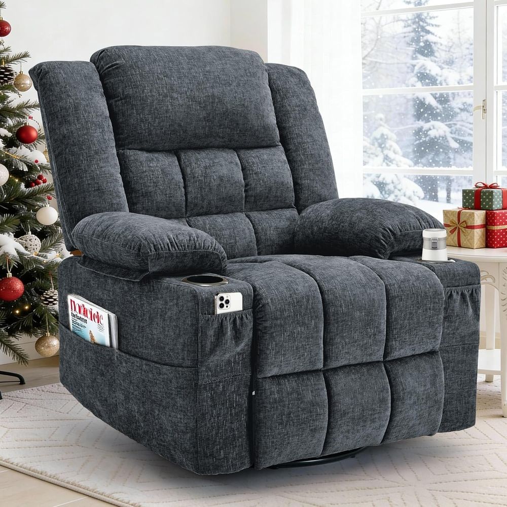 Swivel Rocker Recliner for Adu - Rocking Chair Nursery avaliação e preço