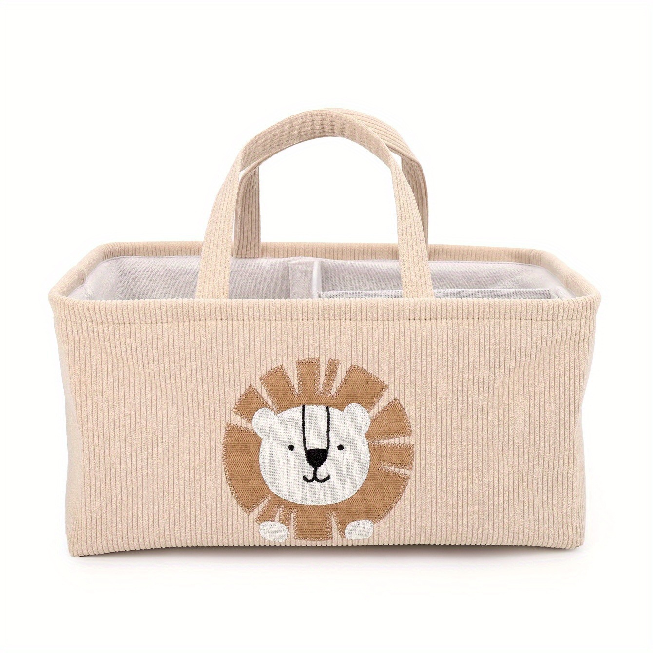 Cute Lion Diaper Caddy Foldabl - Baby Nursery Organization Ideas avaliação e preço