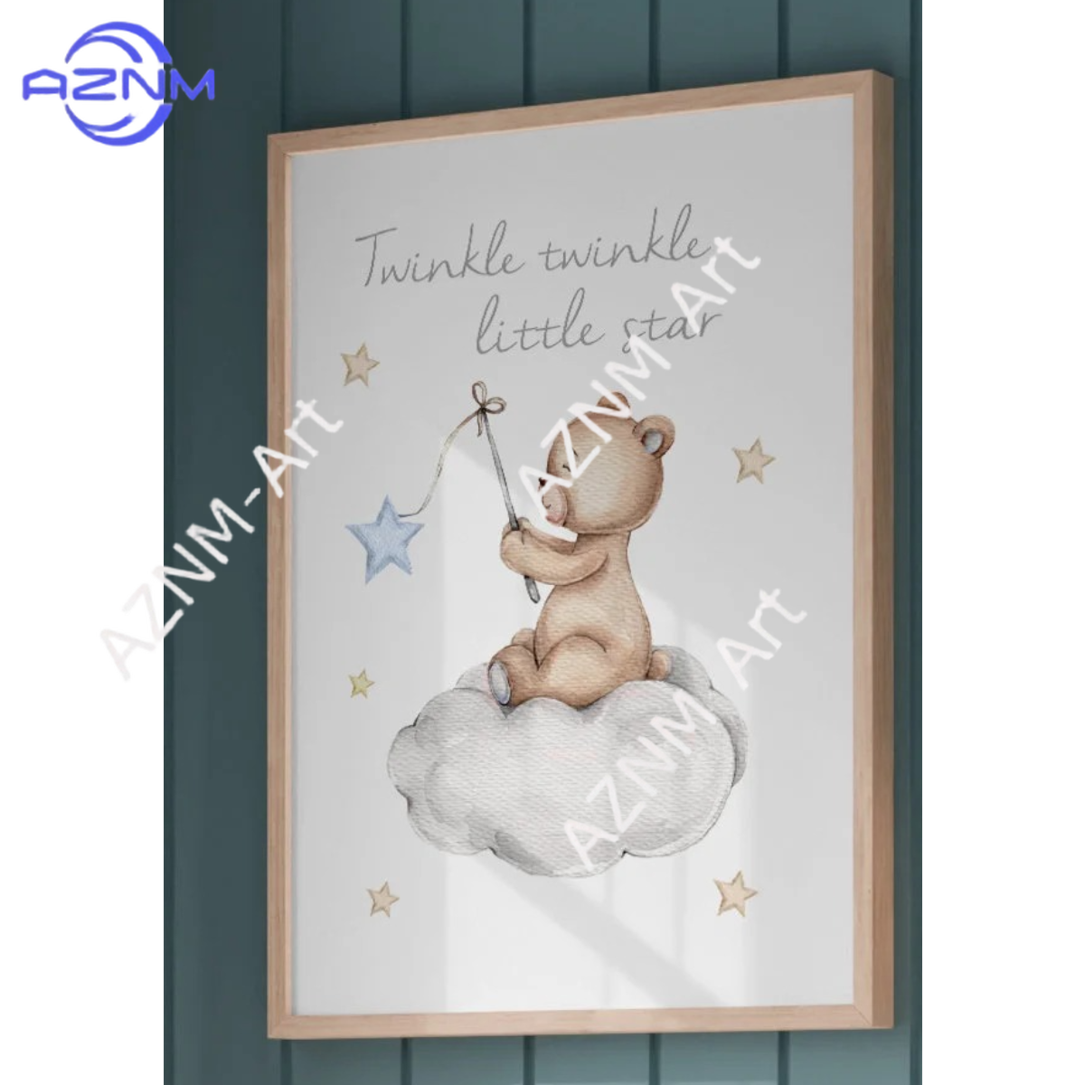 1/3Pcs set of 3 nursery prints - Baby Nursery Gender Neutral avaliação e preço