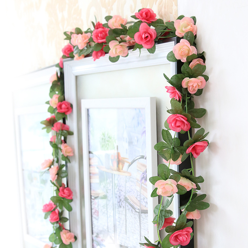 8.2ft Artificial Rose Garland  - Baby Nursery Decor Girl avaliação e preço