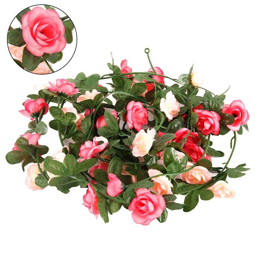 8.2ft Artificial Rose Garland  - Baby Nursery Decor Girl avaliação e preço