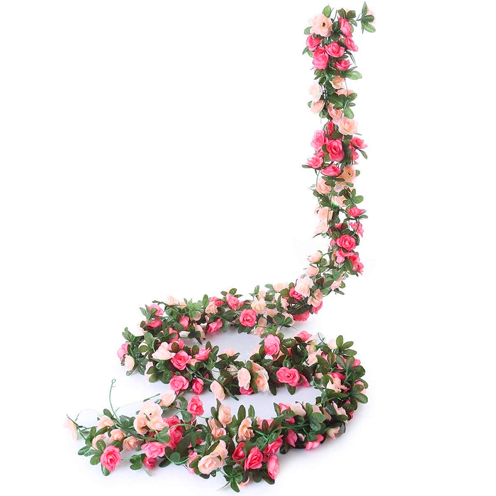8.2ft Artificial Rose Garland  - Baby Nursery Decor Girl avaliação e preço