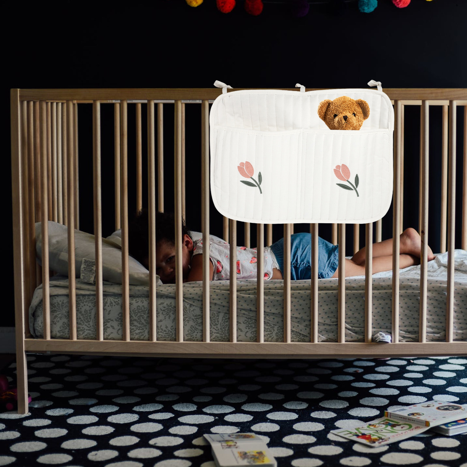 Crib Hanging Diaper Organizer  - Baby Bag Nursery avaliação e preço