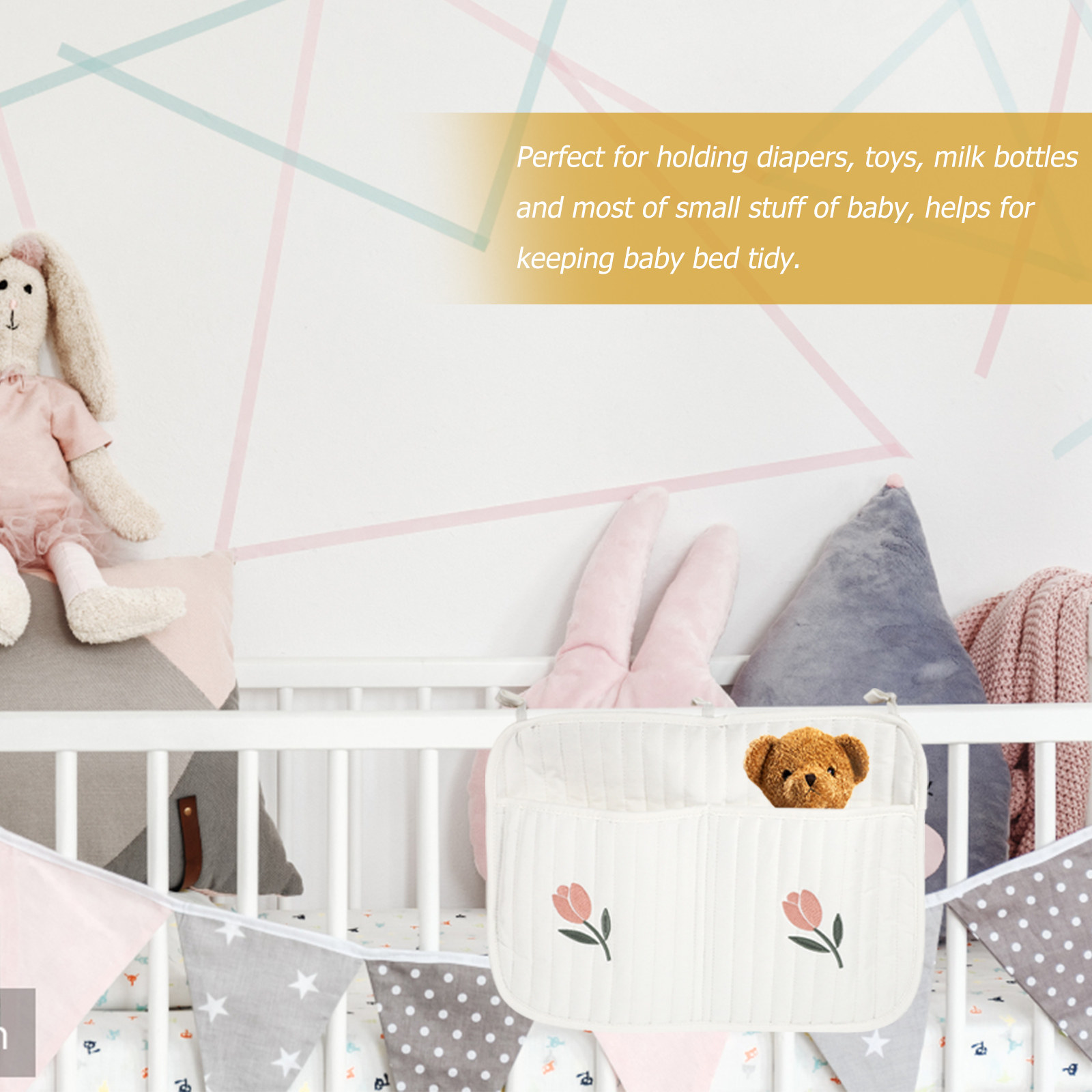 Crib Hanging Diaper Organizer  - Baby Bag Nursery avaliação e preço