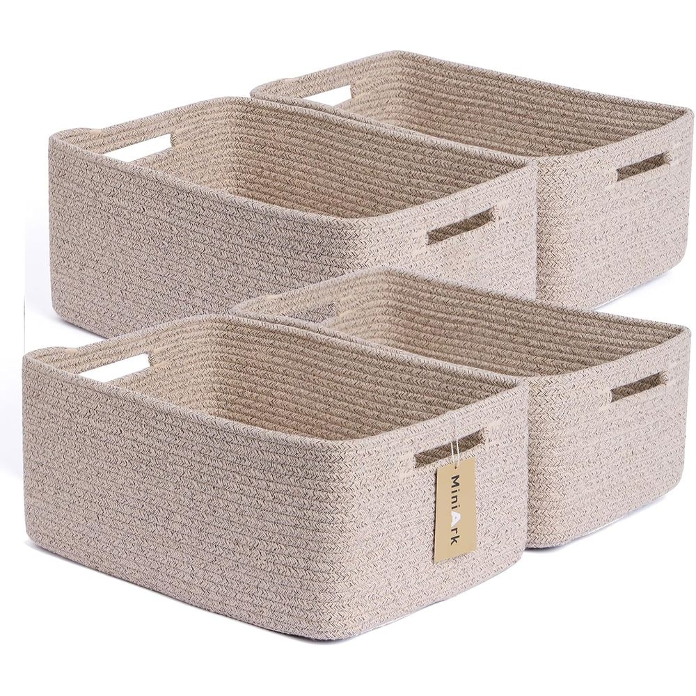Large Storage Baskets for Orga - Baby Nursery Shelf avaliação e preço