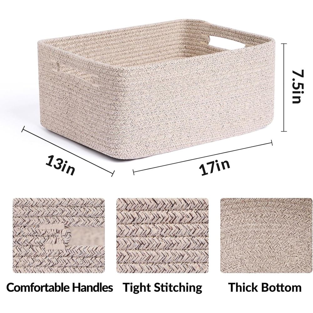 Large Storage Baskets for Orga - Baby Nursery Shelf avaliação e preço