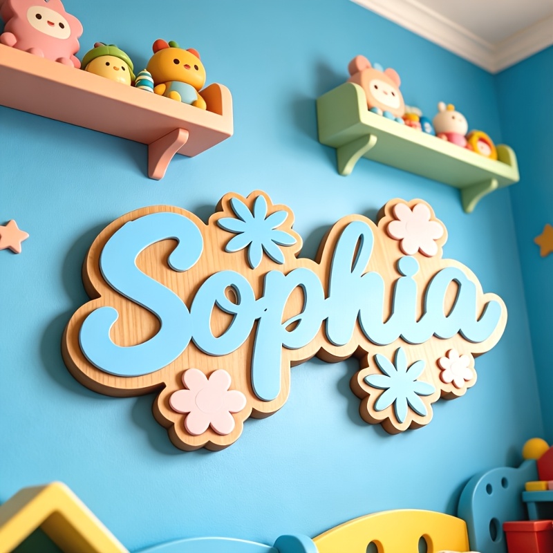 Personalized Floral Themed Nam - Baby Nursery Ornaments avaliação e preço