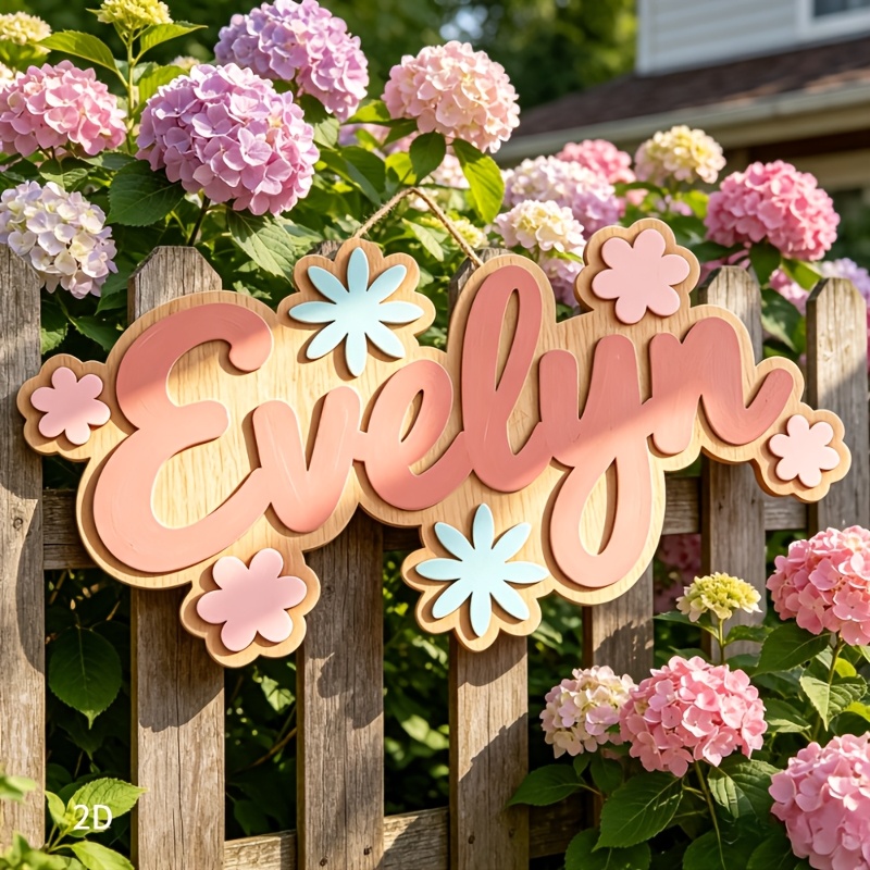 Personalized Floral Themed Nam - Baby Nursery Ornaments avaliação e preço