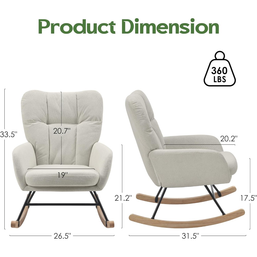 Rocking Chair Nursery, Teddy B - Baby Nursery Chair avaliação e preço