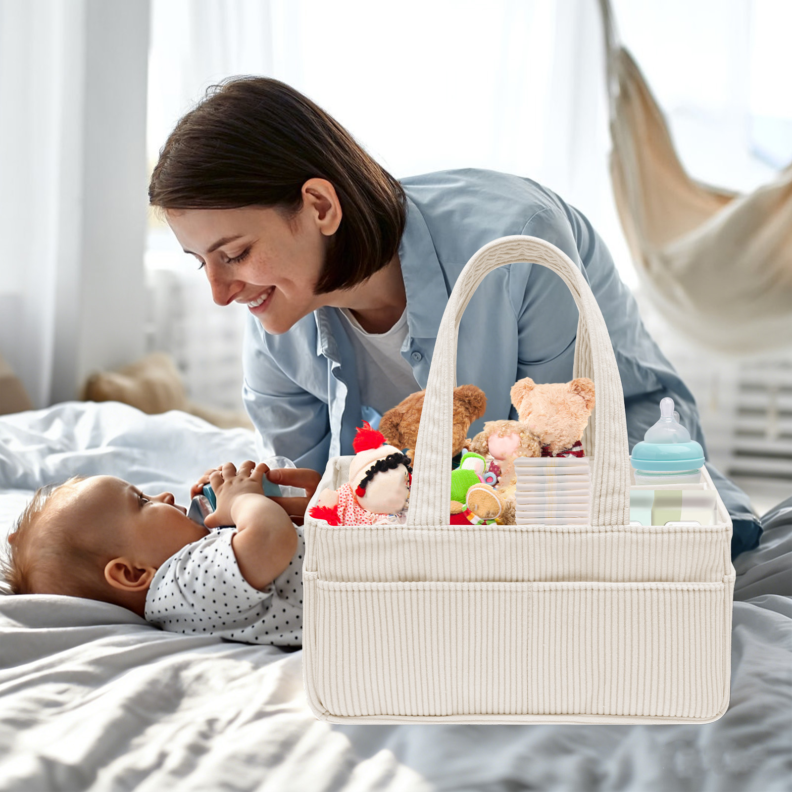 Baby Diaper Caddy Organizer Po - Baby Nursery Organization Ideas avaliação e preço