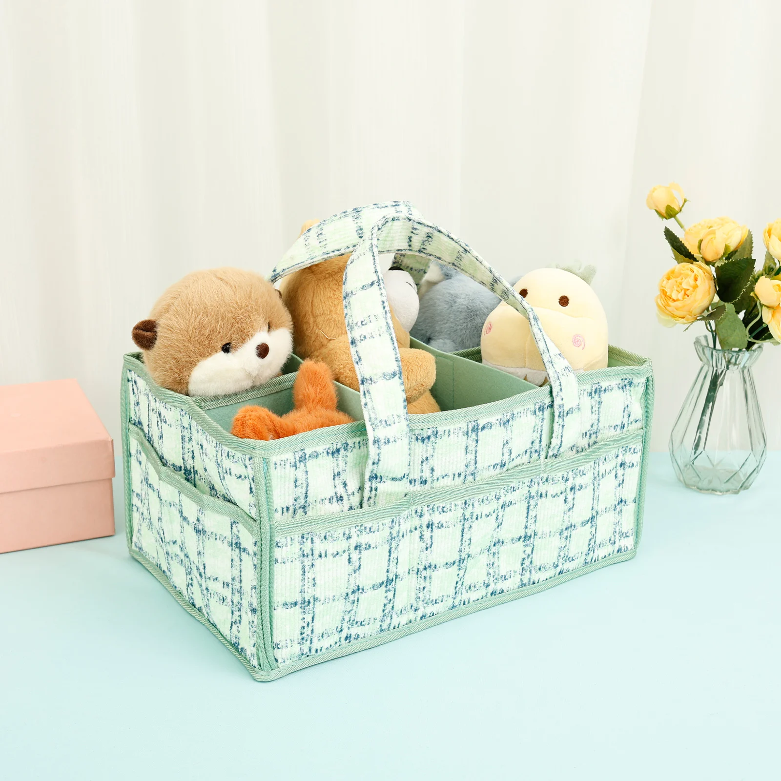 Baby Diaper Caddy Bag Portable - Baby Bag Nursery avaliação e preço