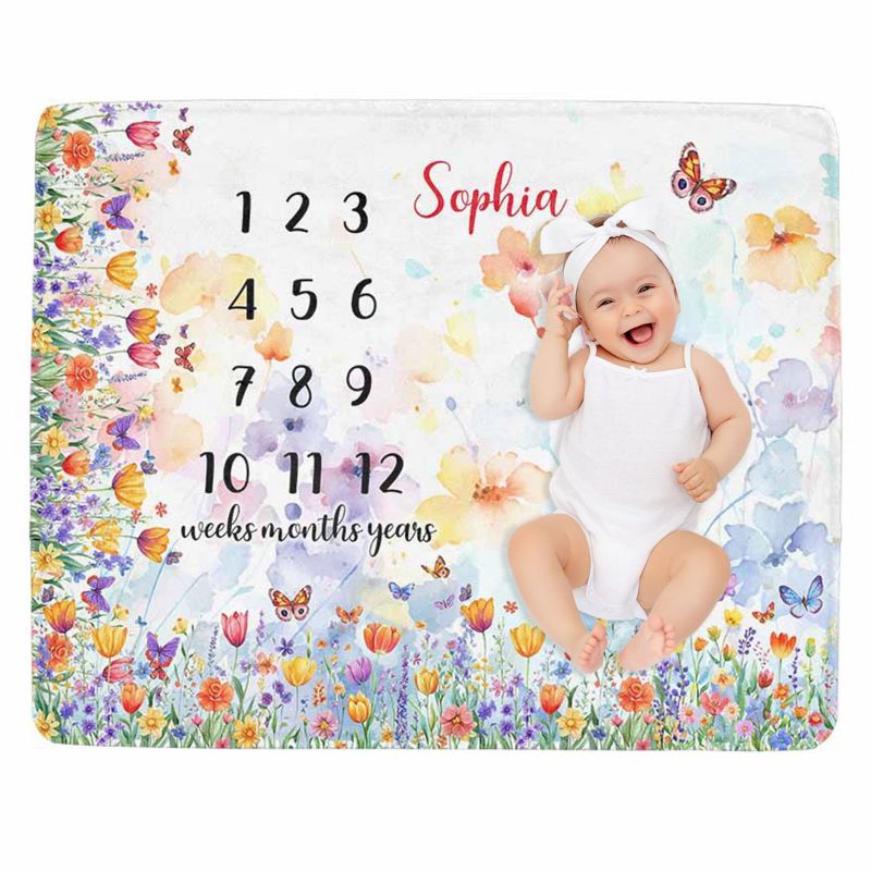 VIKAMA Wildflower Butterfly Ba - Baby Nursery Decor Girl avaliação e preço
