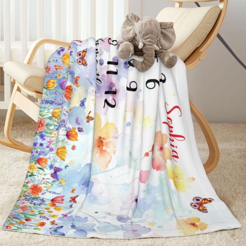 VIKAMA Wildflower Butterfly Ba - Baby Nursery Decor Girl avaliação e preço