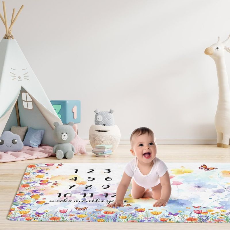 VIKAMA Wildflower Butterfly Ba - Baby Nursery Decor Girl avaliação e preço