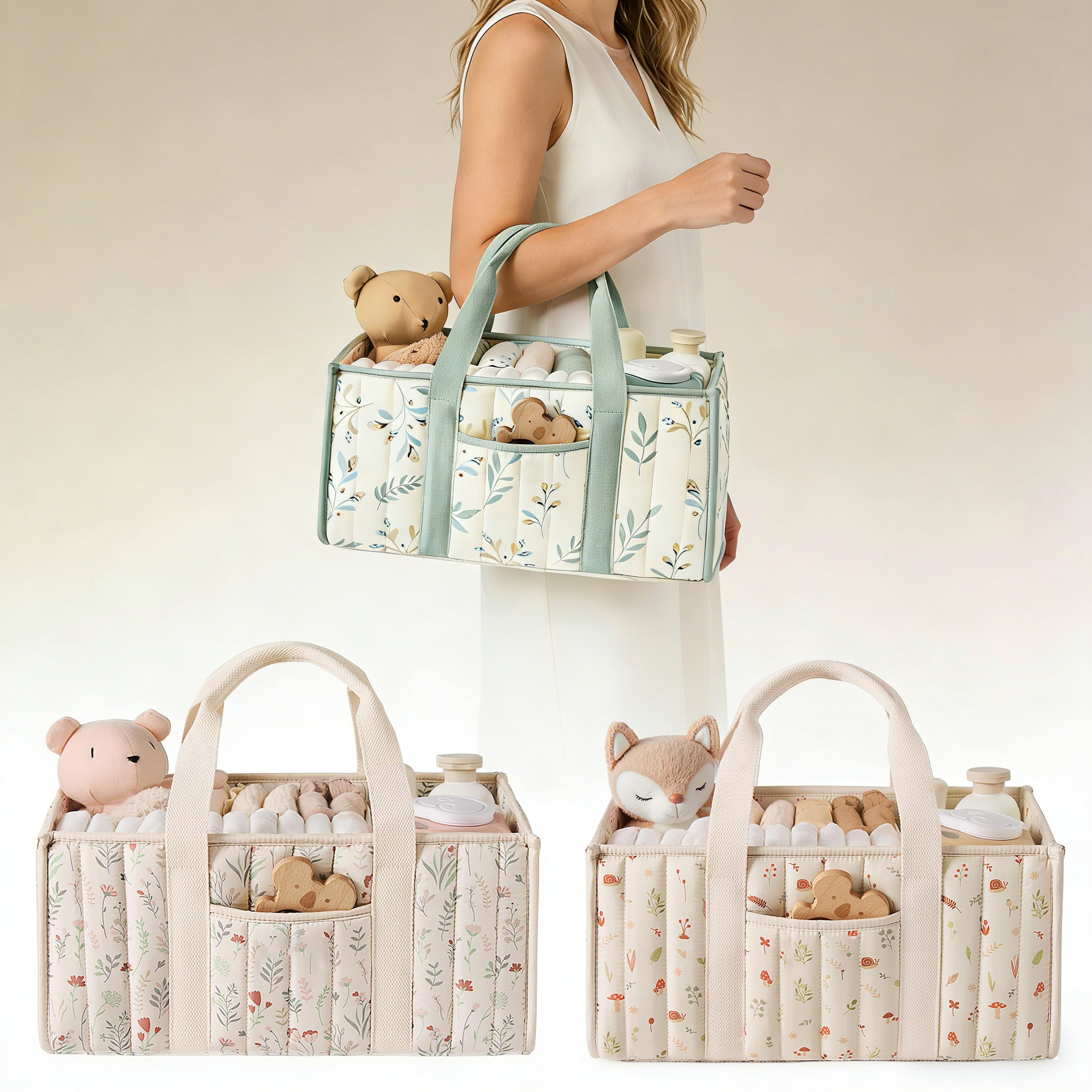 Diaper Caddy Organizer, Stylis - Baby Bag Nursery avaliação e preço