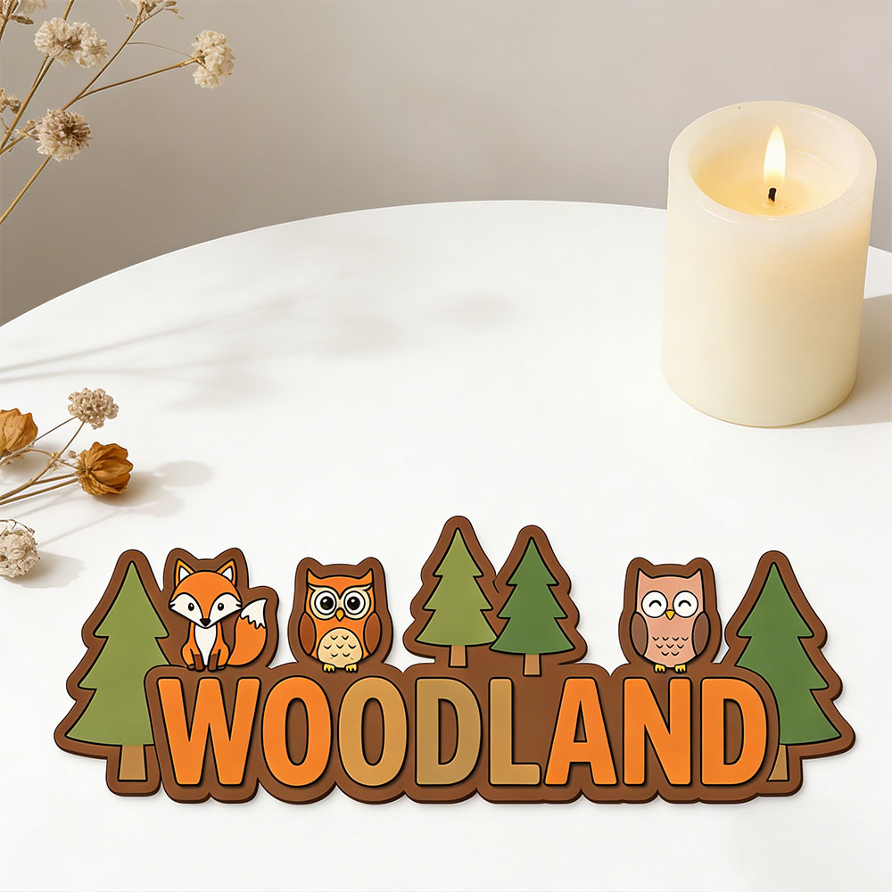 Personalized Rustic Forest Ani - Baby Nursery Gender Neutral avaliação e preço