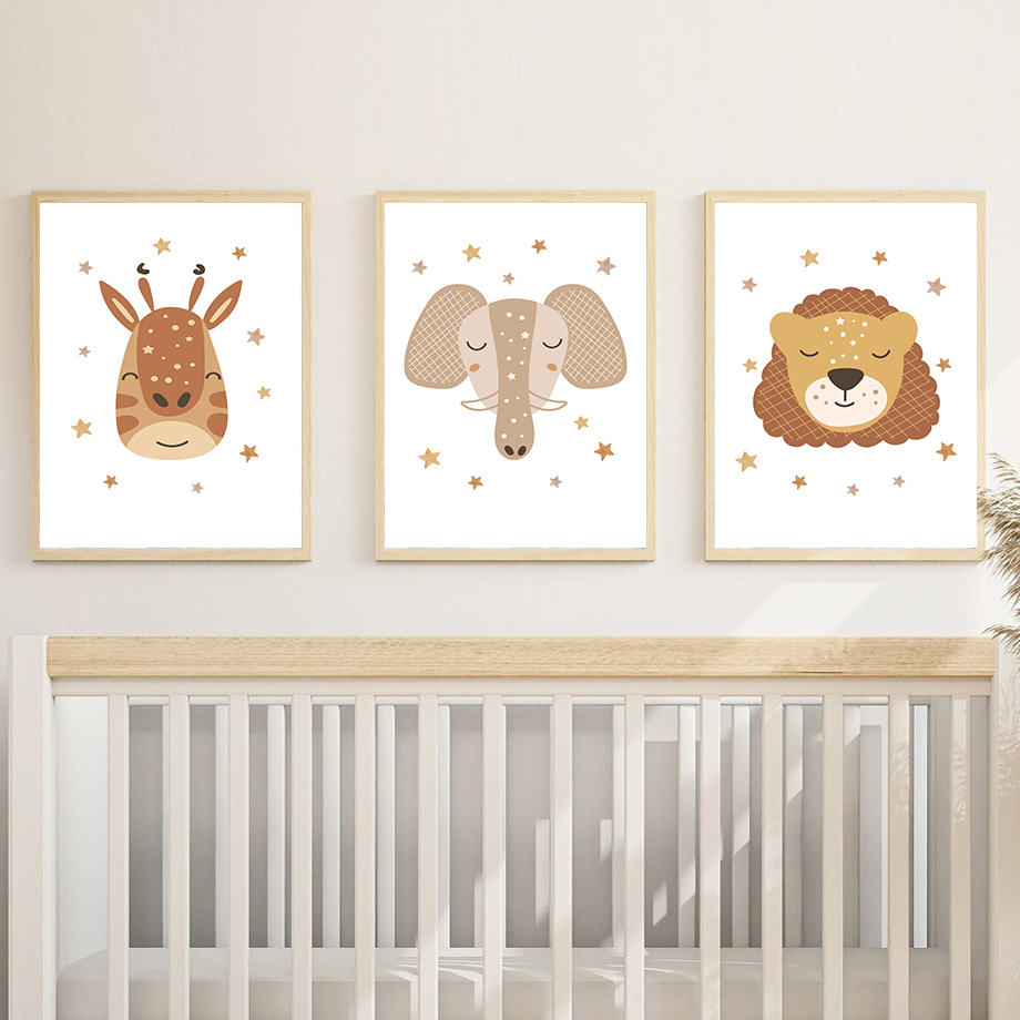 Boho Nursery Wall Art Neutral  - Baby Nursery Gender Neutral avaliação e preço