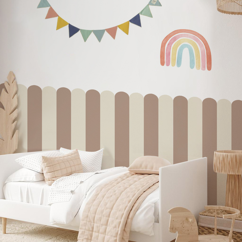 Multicolor Vertical Striped Ar - Baby Nursery Room avaliação e preço