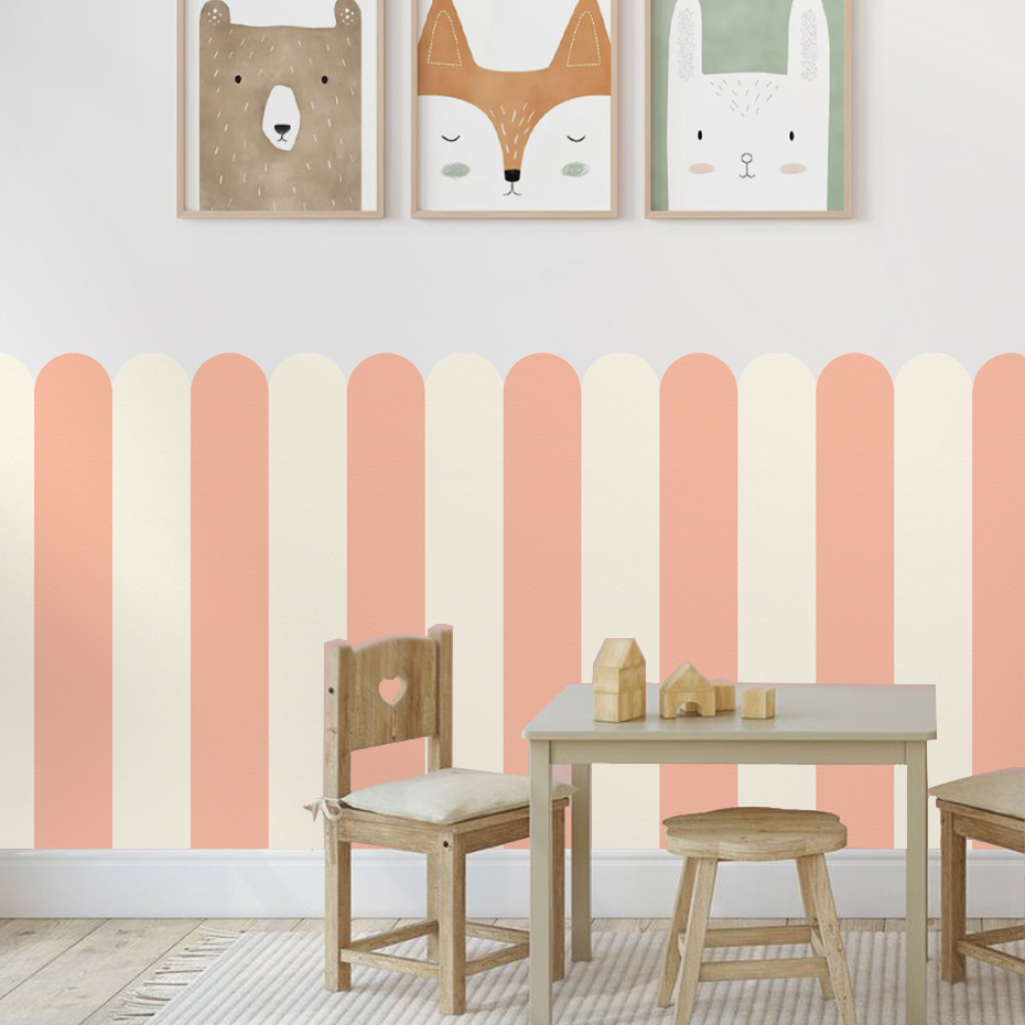 Multicolor Vertical Striped Ar - Baby Nursery Room avaliação e preço