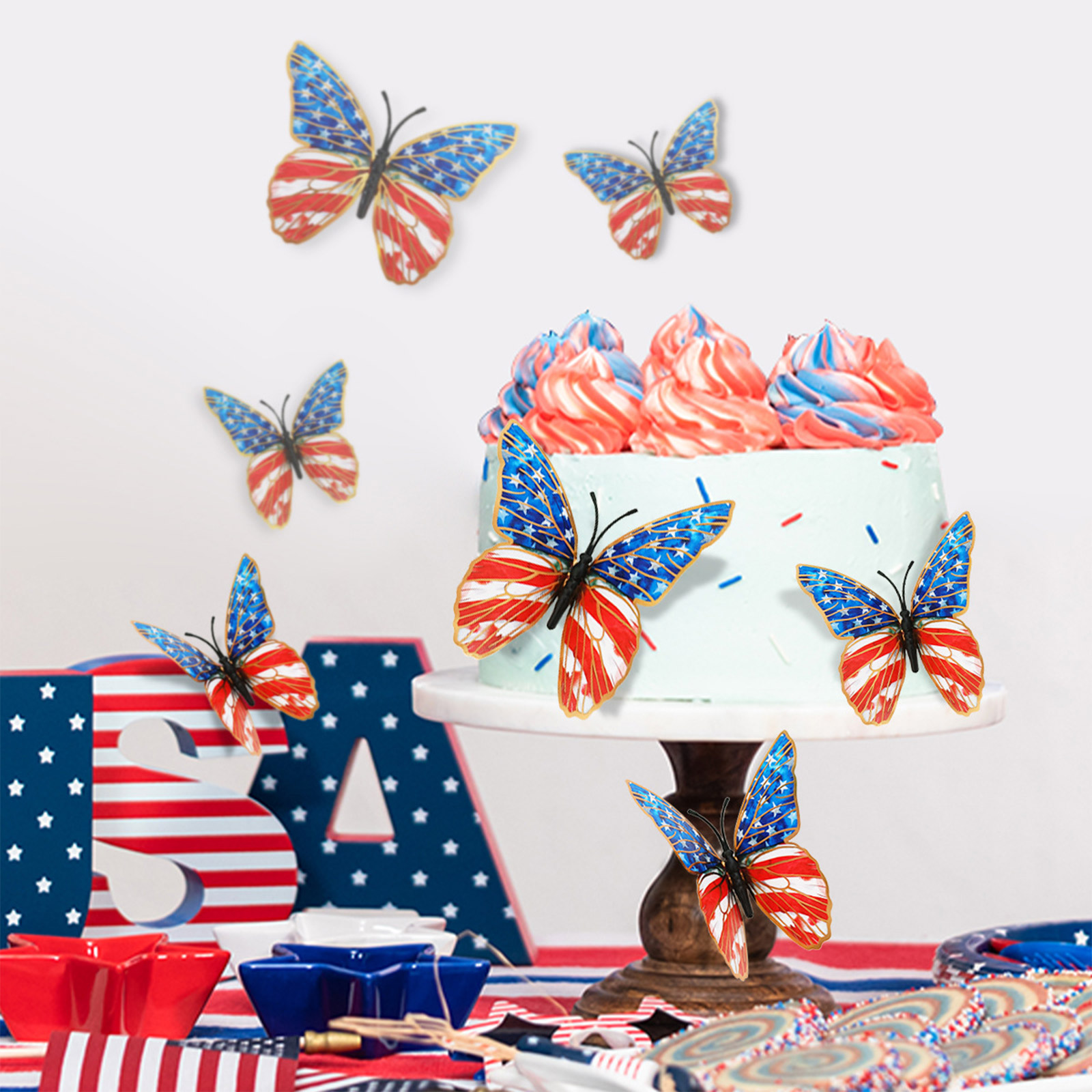 3d Butterfly Wall Stickers Ame - Baby Nursery Room avaliação e preço