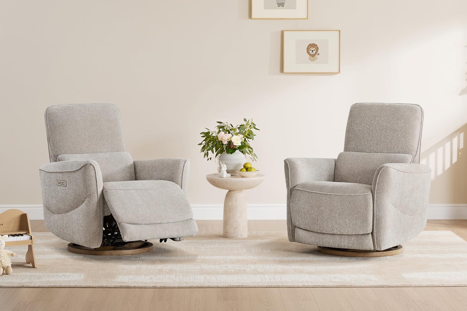 Nursery Rocking Swivel Glider  - Rocking Chair Nursery avaliação e preço